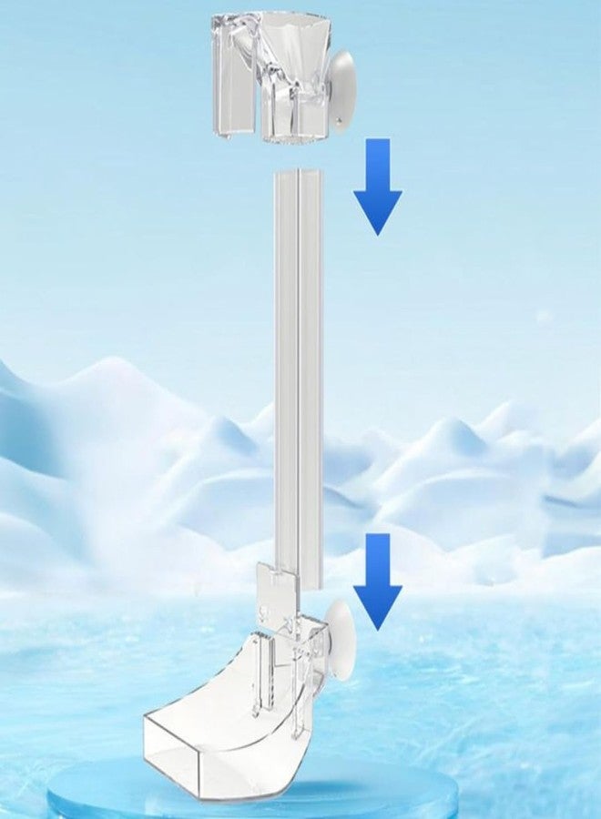 VAYINATO® Clear Acrylic Fixed Point Hanging Fish Food Feeding Tube for Aquarium Fish Tank | Suitable for Bottom Feeder Fish and Shrimp (29 CM) by Petzlifeworld - Image 3